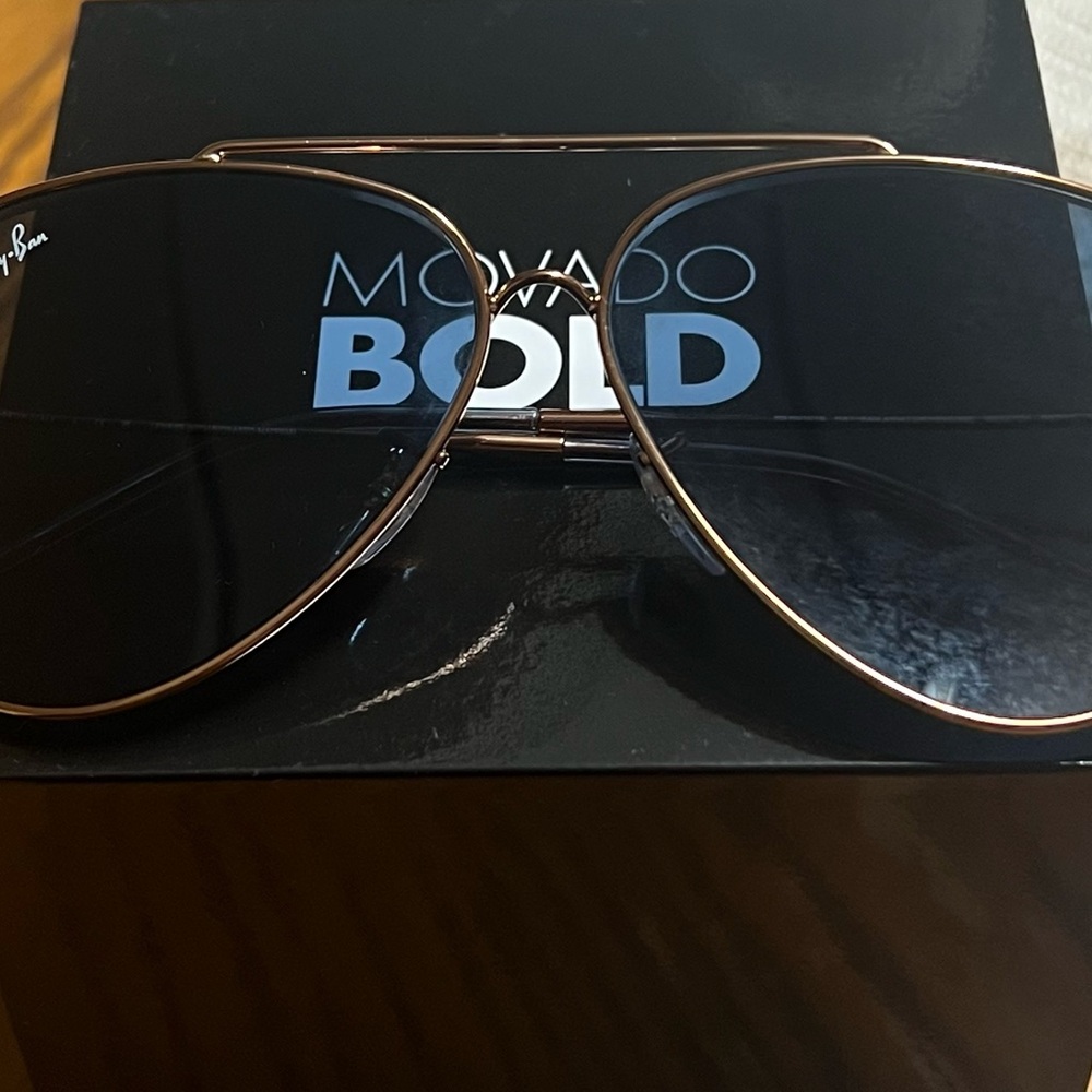 Ray-Ban Gold Frame Sunglasses